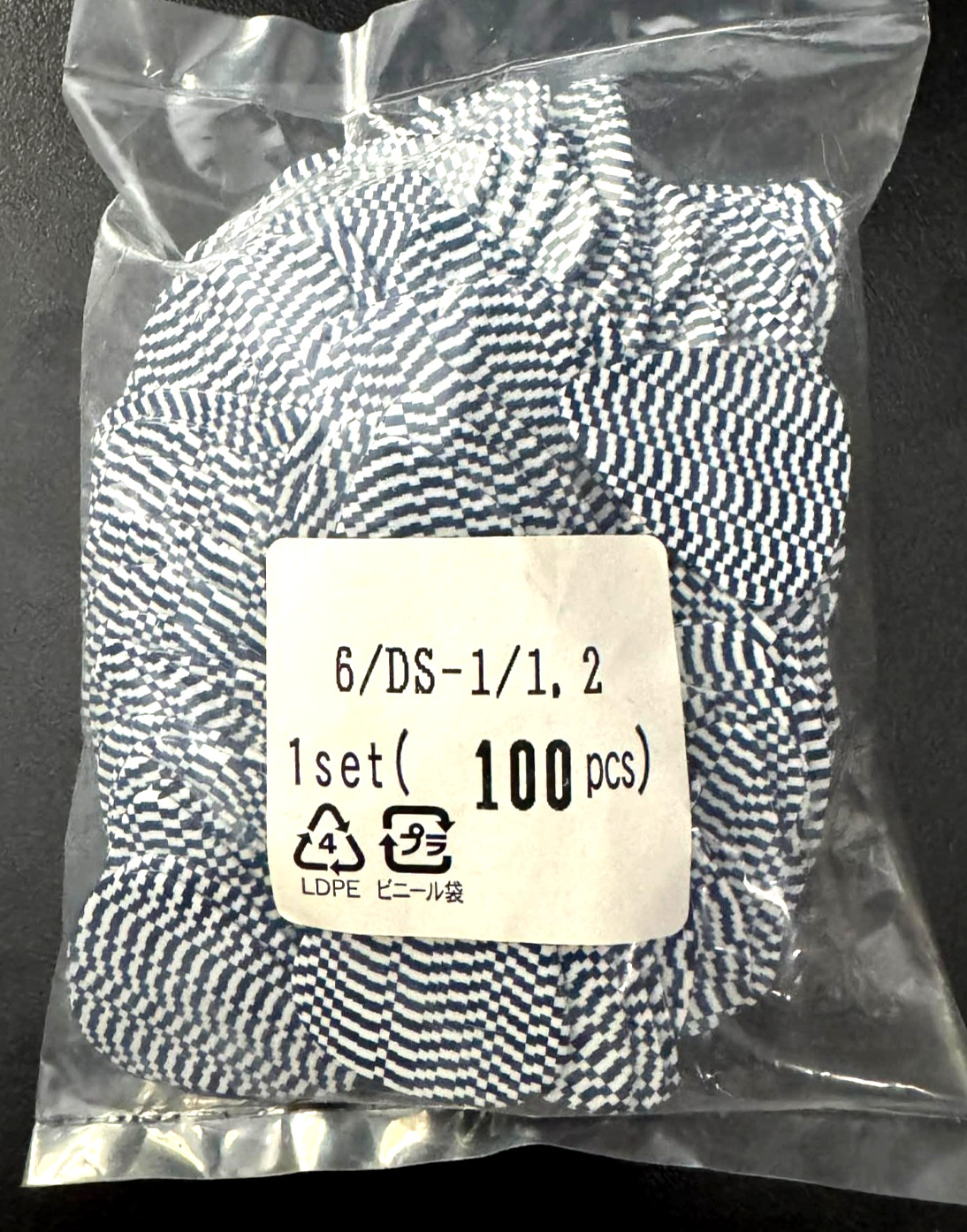 BULK Lot #22 - 1 Bag of 100 Guitar Picks Standard Shaped COOL Design 6/DS-1/1.2