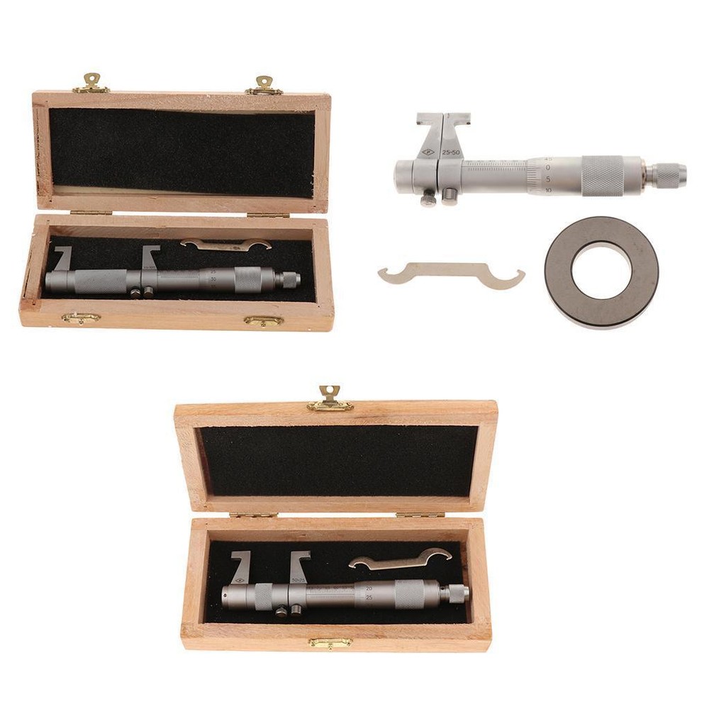 1-2inch INSIDE MICROMETER MIC CARBIDE MACHINIST TOOL