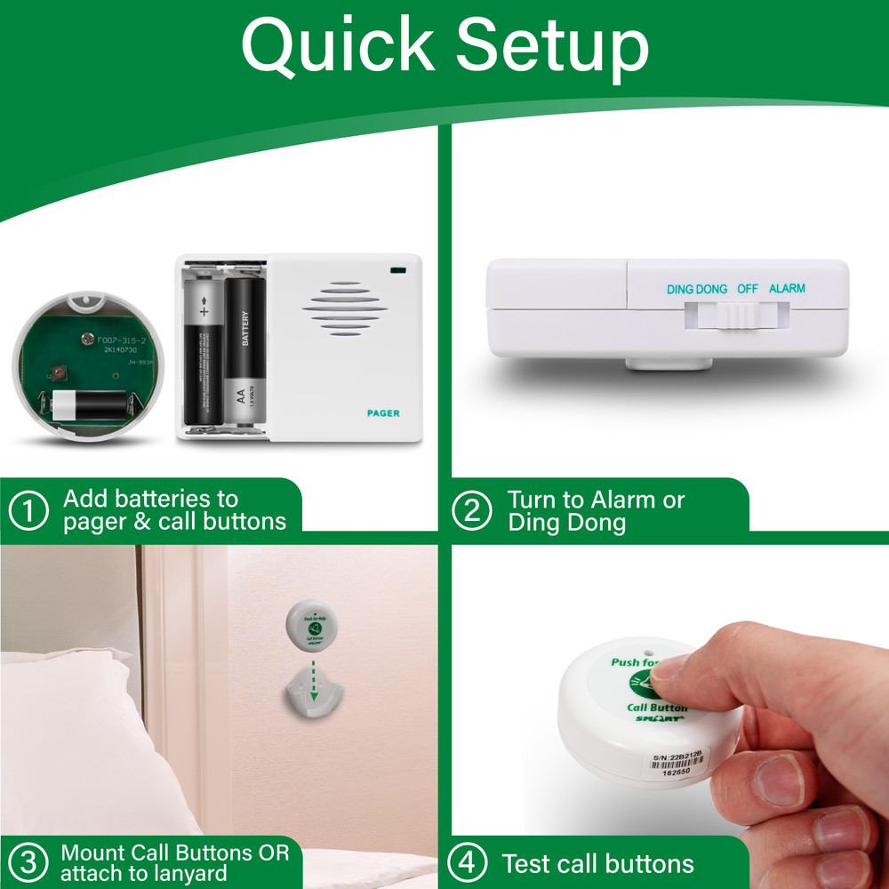 Call Button & Caregiver Pager System | Call Button for Caregivers