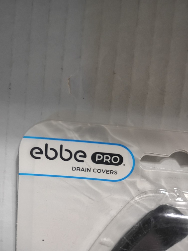 Drain Cover Ebbe Pro Square polished chrome E4401 NEW sealed w/puller