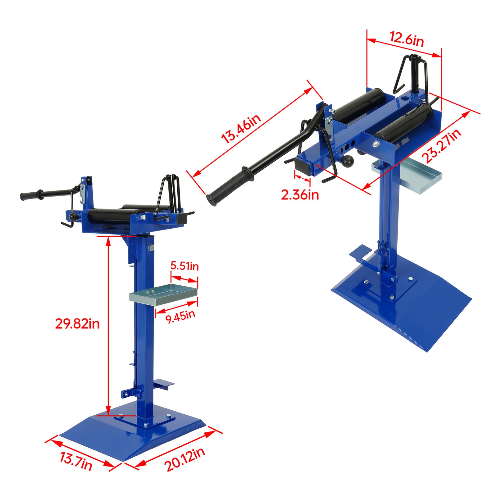 360° Swivel Manual Tire Spreader Tool Repair Heavy Duty For Light Truck and Car