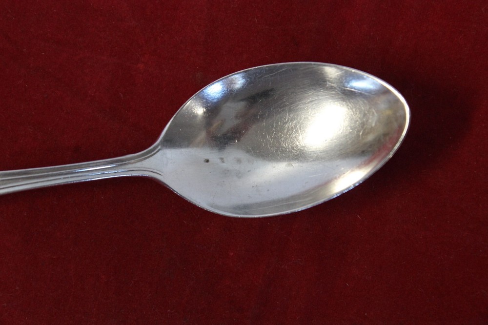 Dixie by Manchester 6" Teaspoon "S" Monogram (1910) ~20g