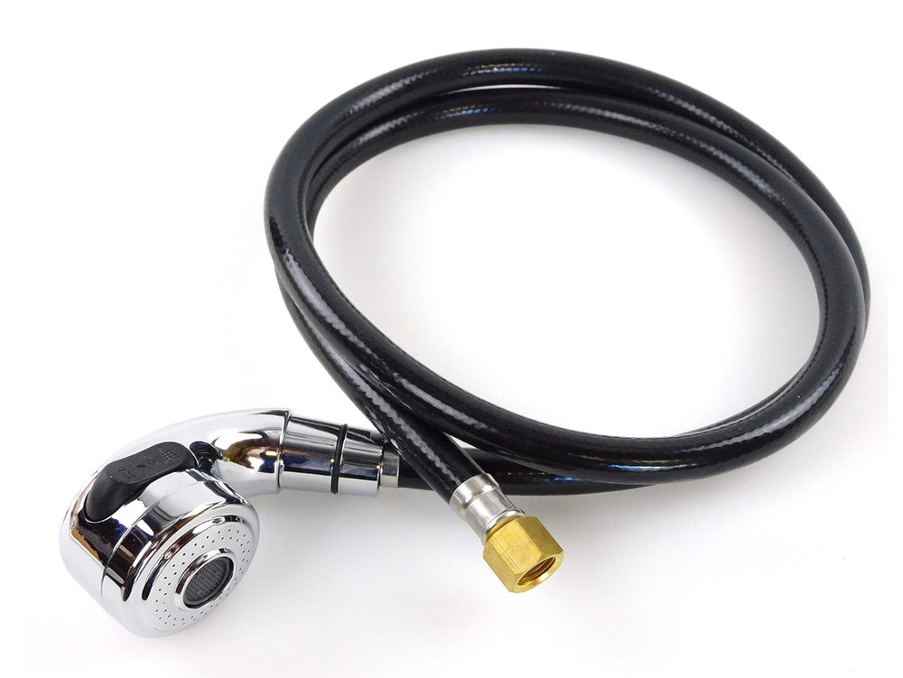 Chrome Shampoo Sprayer w/ Rubber Hose SA-17D