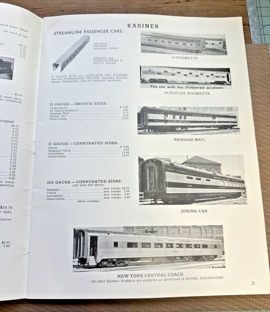 1948 B&W Model Railroad Equipment & Supplies Catalog