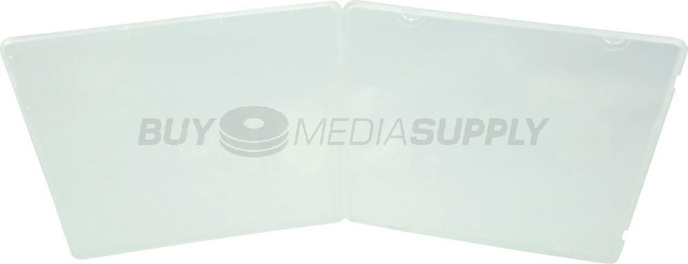 5mm Slimline Clear 1 Disc CD/DVD PP Poly Case / Outer Plastic Wrap Lot