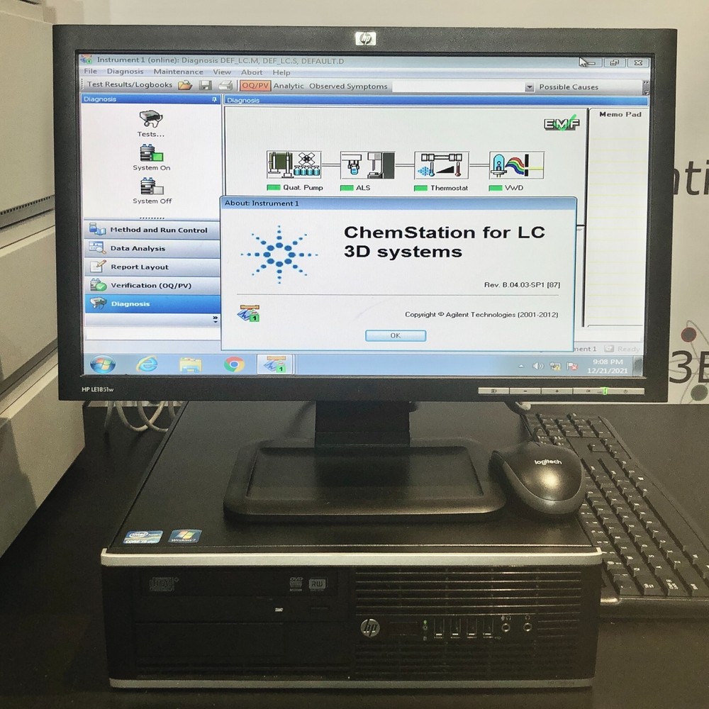 Agilent 1100 HPLC | Cannabis Testing System | Complete with PC & Method