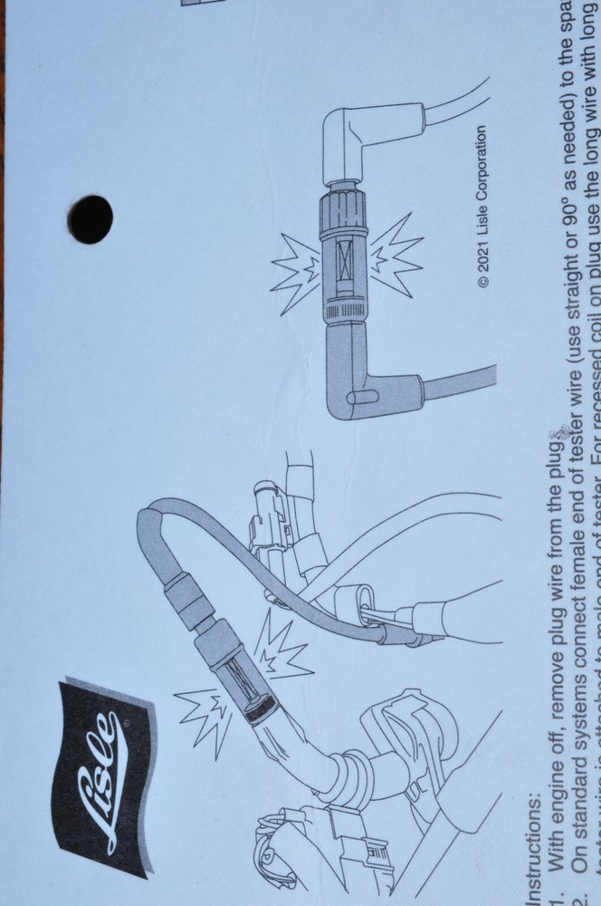 InLine Spark Tester w/ Coil-On-Plug Wire Lisle 20580
