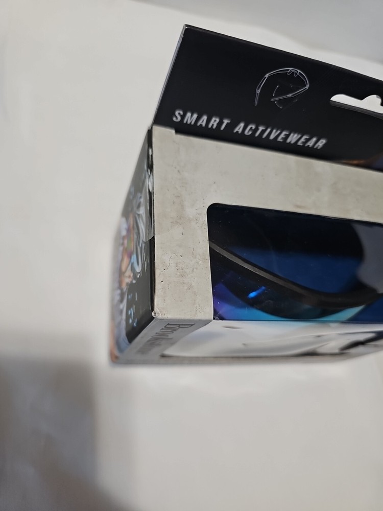 Brookstone Wireless Sport Sunglasses-Black- IPPX4 Bluetooth Polarized W/Case