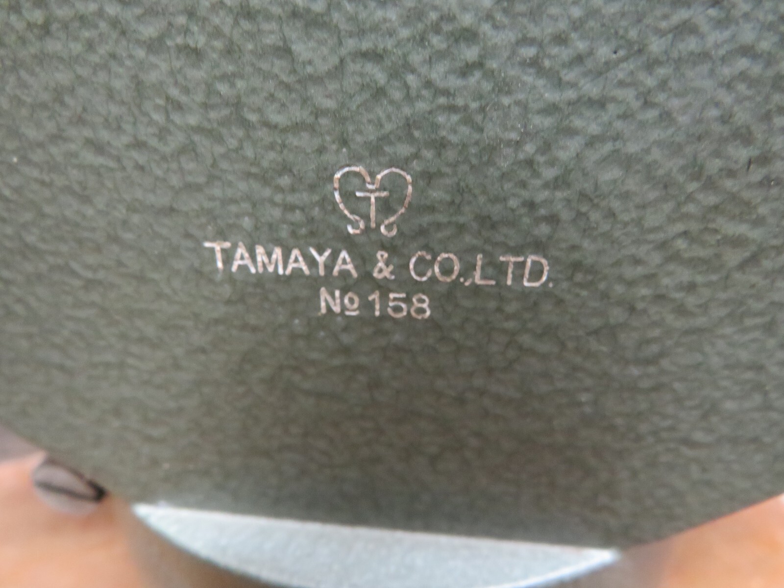 Vintage Survey Tool Transit Level TAMAYA & Co No 158 Wooden Case Scope