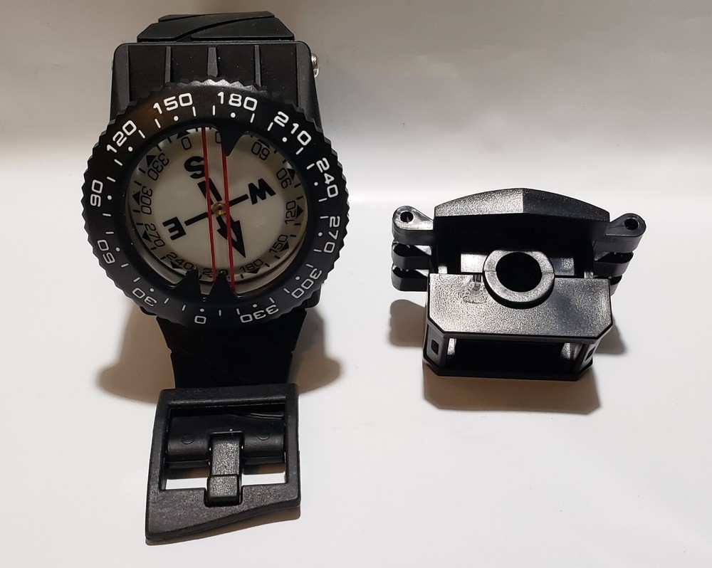 Scuba Dive Underwater Hose & Wrist Mount Compass Gauge Navigation