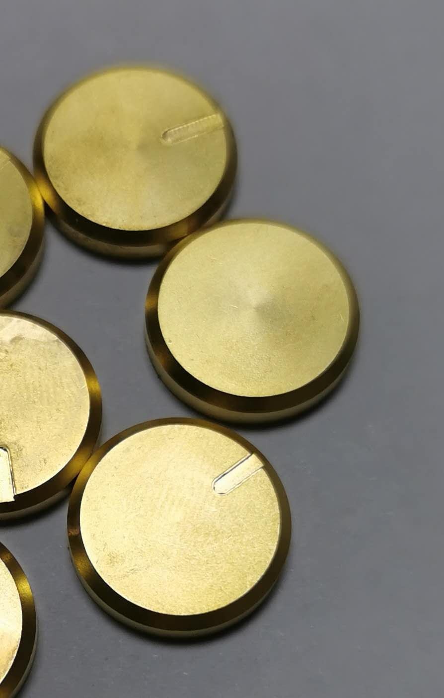 FISHER tube amplifier Knob Brass Cap – Custom Made