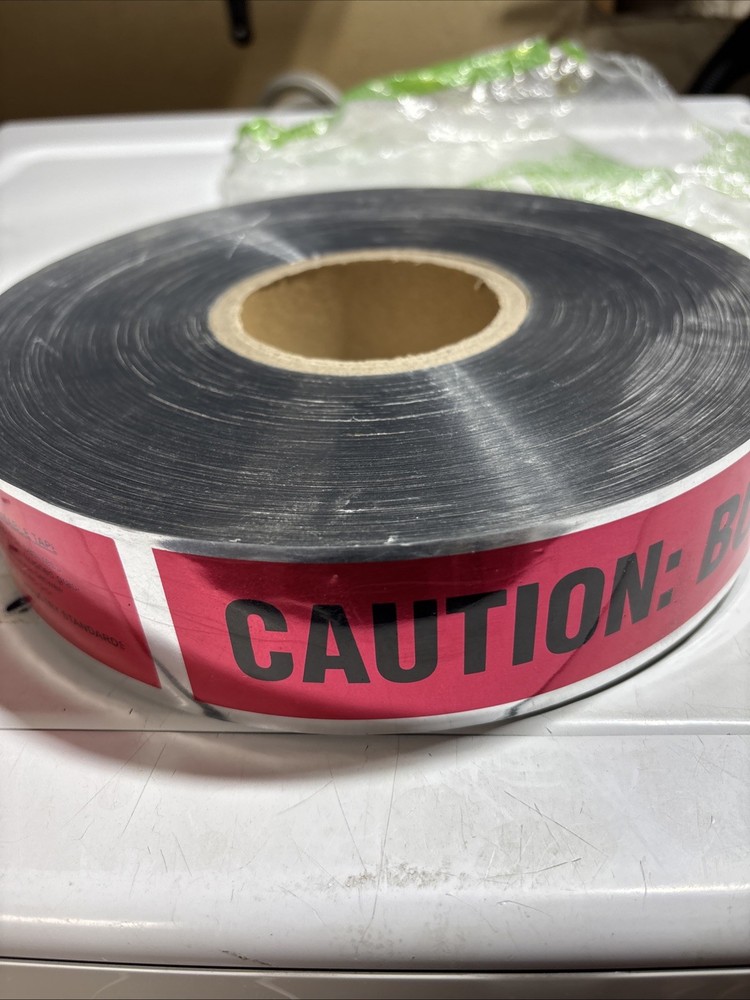 Swanson Tool Co DETR210  2”x 850’ Detectable Underground Hazard Tape Electrical