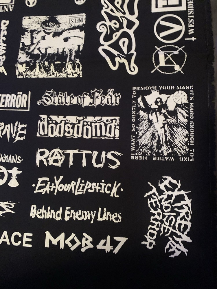 Crust Punk Patches Sheet