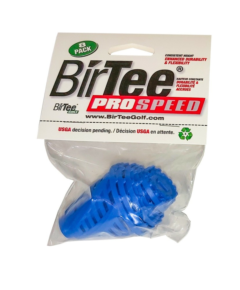 BirTee Pro Speed Winter / Mat Golf Tees - 8 Pack (Blue)