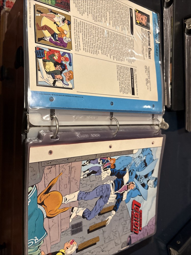 Comic Book Bio Binder