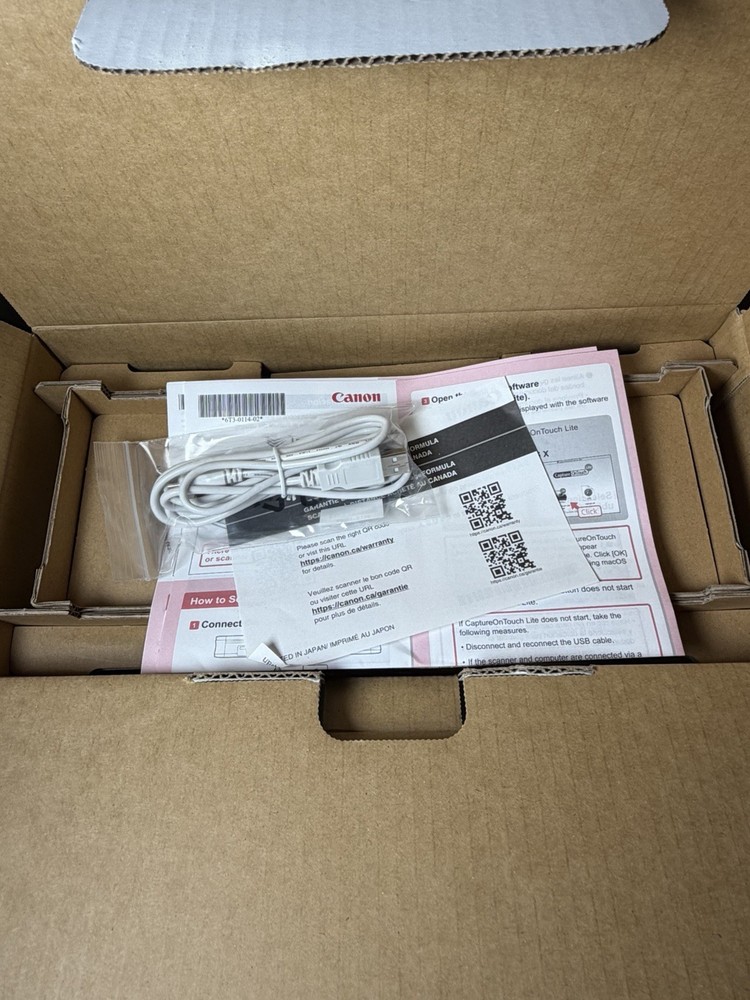 Canon imageFORMULA R10 Portable Duplex Document Scanner