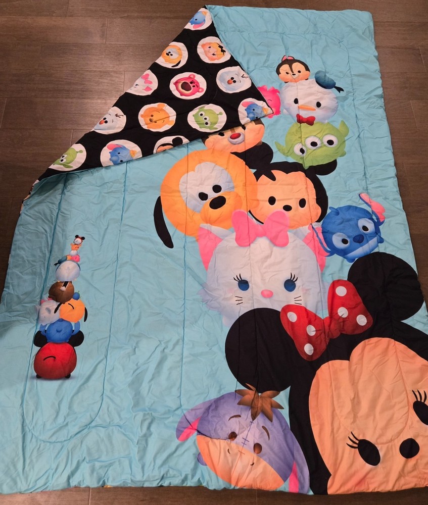 Disney character Tsum Tsum microfiber twin reversible comforter