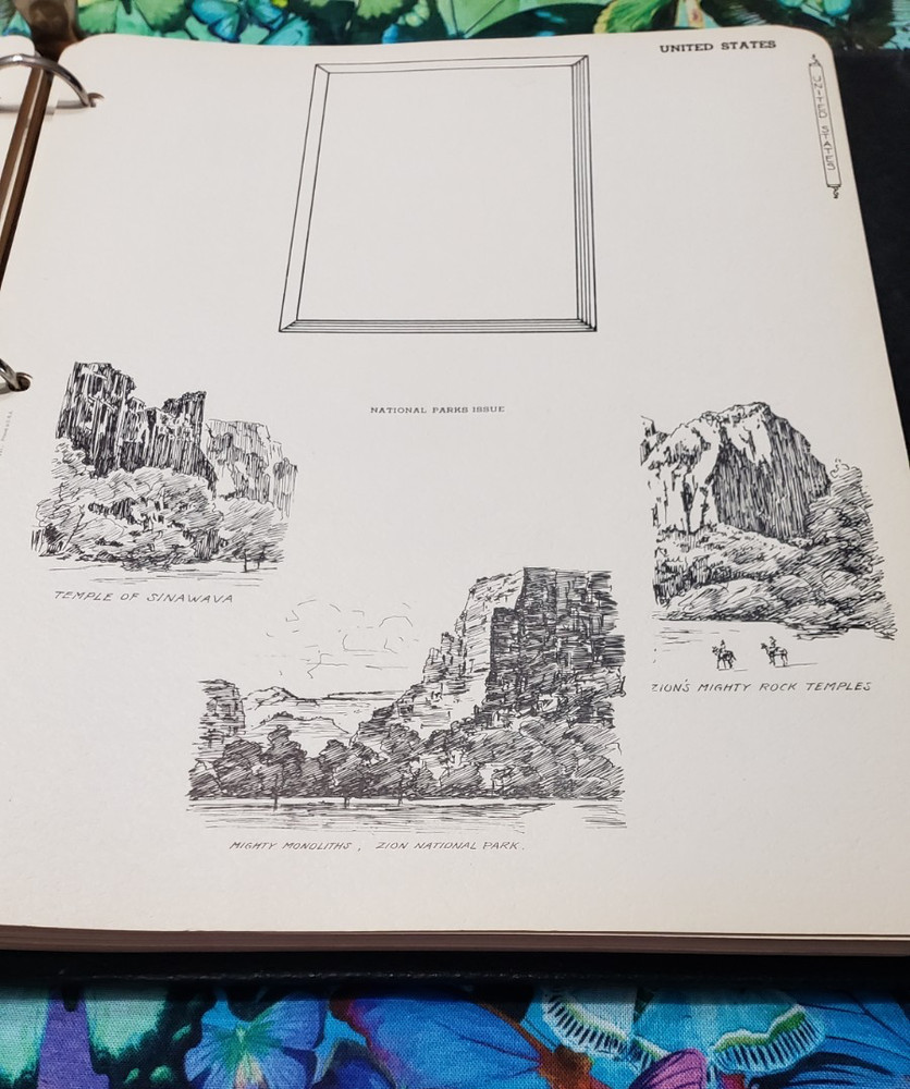 VINTAGE MACO PHILATELIC SERVICE UNITED STATES COMMEM PLATE BLOCK POSTAGE ALBUM