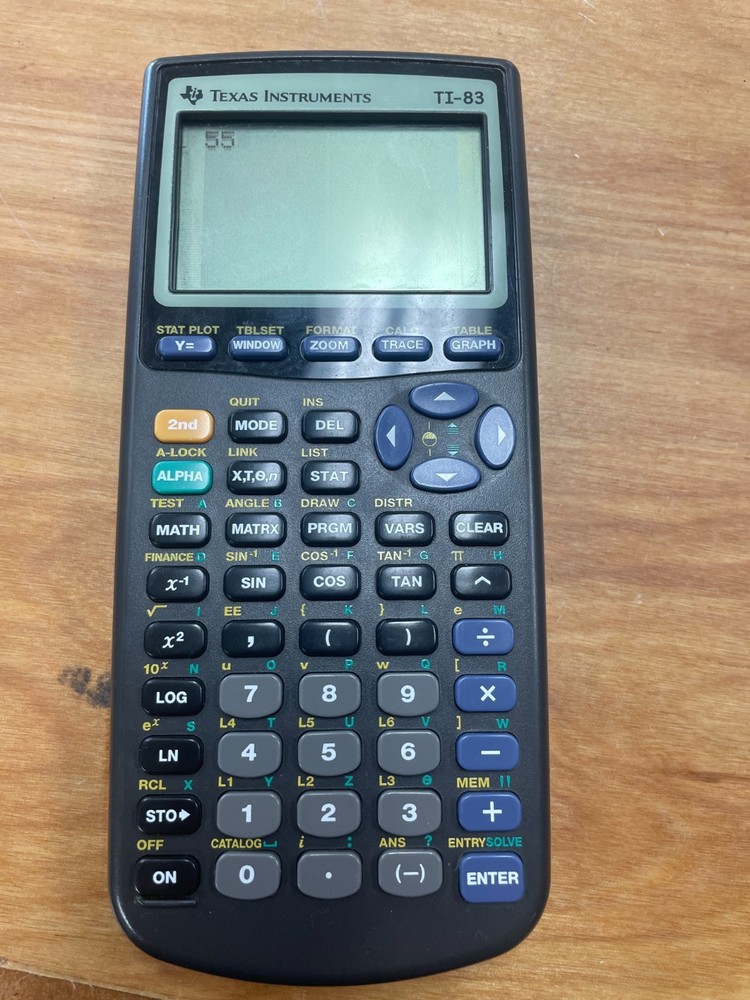 7x Texas Instruments TI-83 Black Graphing Calculator | Read Description