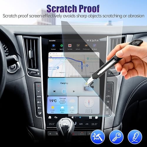 Anti-Scratch Screen Protector Designed for AuCar MK7 Ships from syschotech