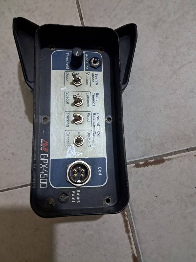 Minelab GPX4500 Front Control Panel