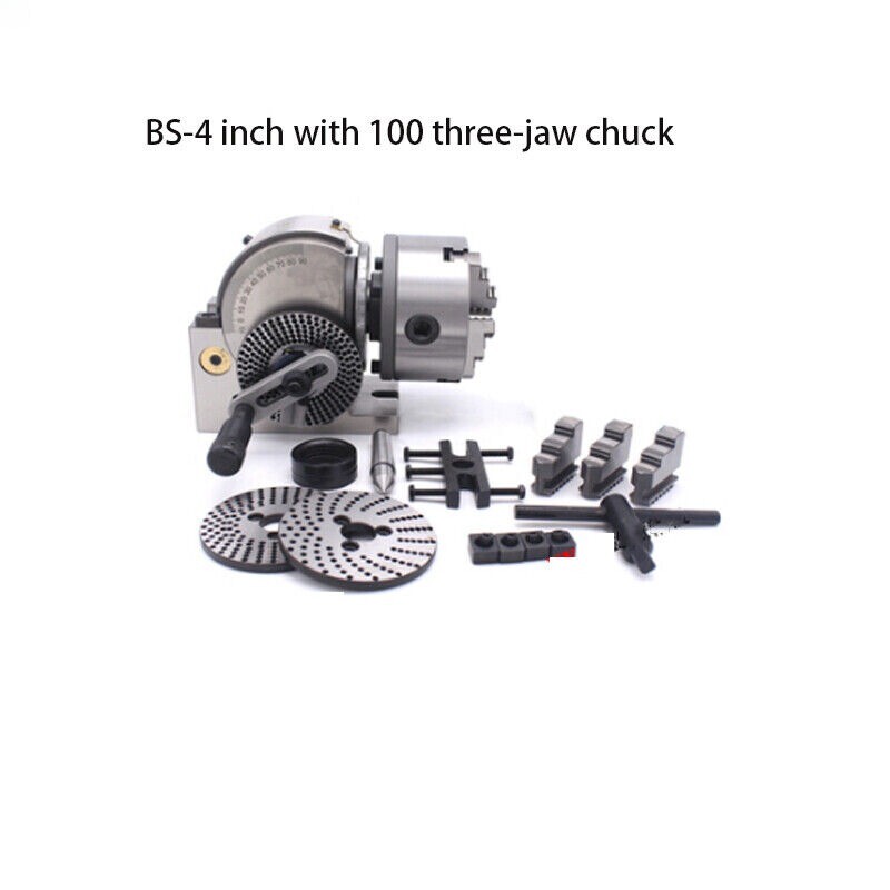 4 Inch Quick Small Vertical Horizontal Manual Indexer Precision Indexing Head