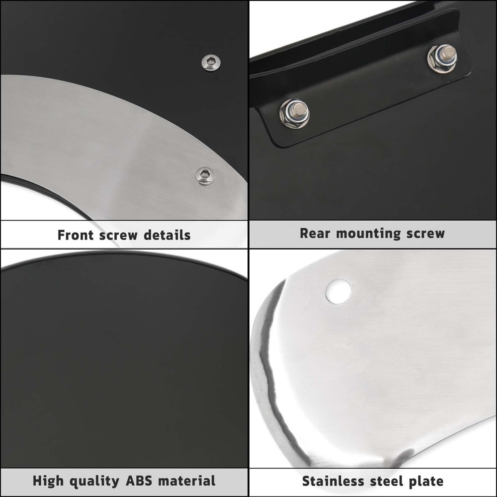 Motorcycle Windshield Windscreen Adjustable Wind Deflector For Super73 E-Bike US