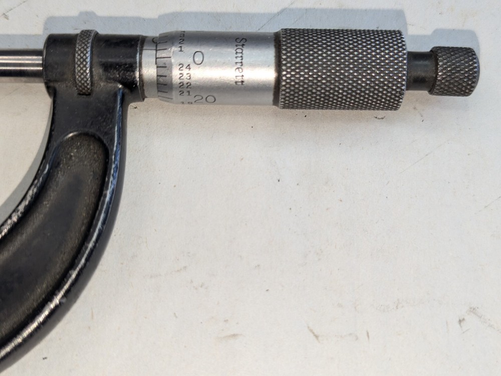 Starrett No. 436 Outside Micrometer 1" - 2"