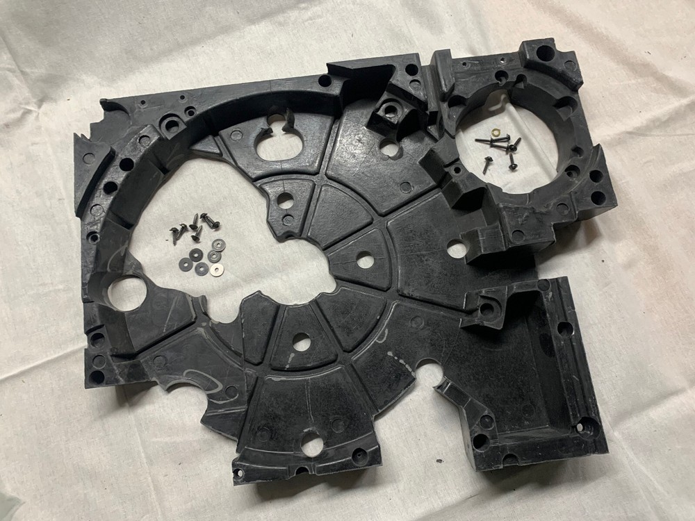 Base with insert from Technics SL-1200 MK2 turntable with Screws