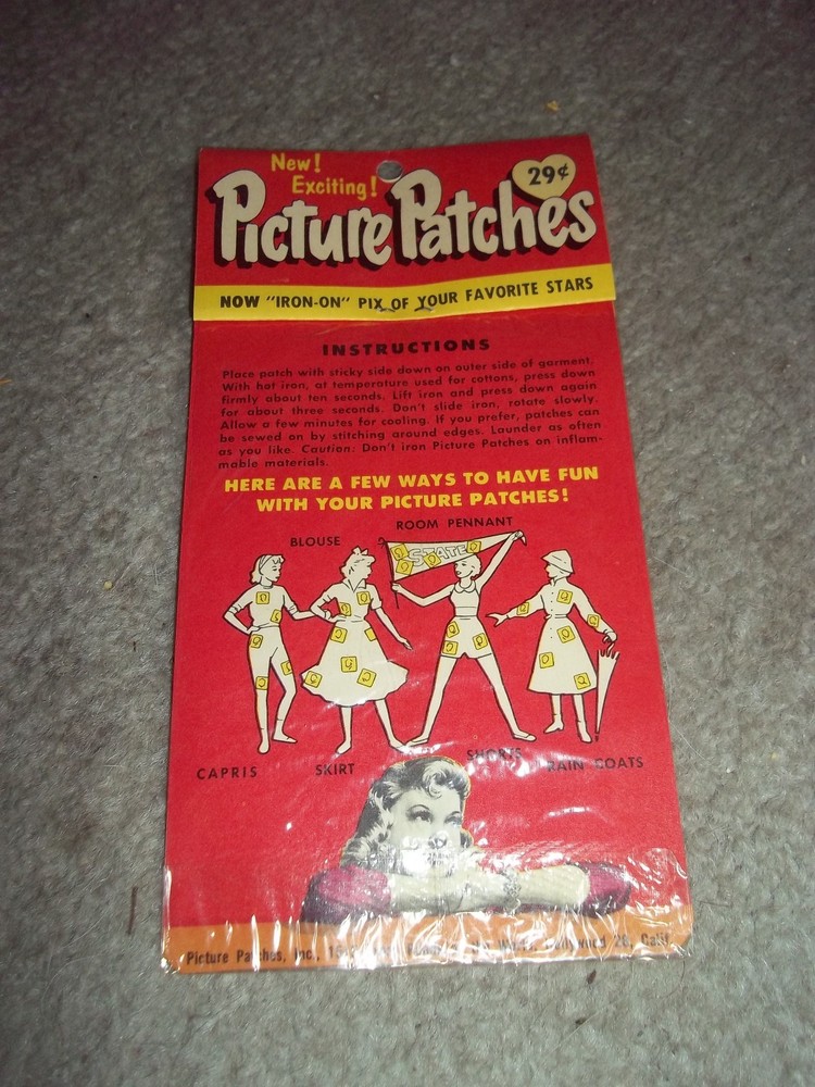 RICK NELSON PICTURE PATCH 1950