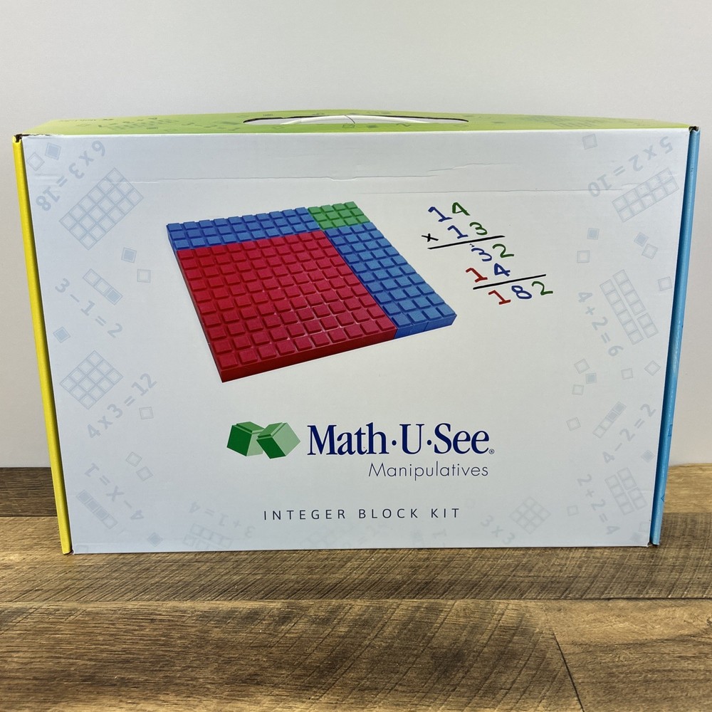 Math-U-See Manipulatives Integer Block Kit complete set Homeschool Math Set