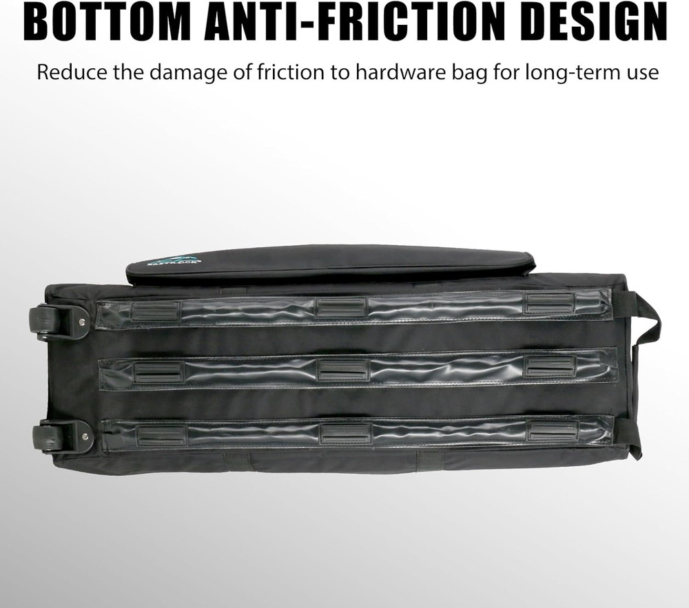 Drum Hardware Bag with Wheels Drum Set Hardware Carry Bag Drum Stand Accessory B