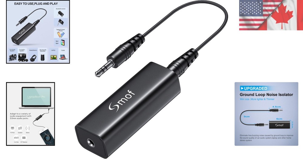 Eliminate Buzzing with Our Ultra-Portable Ground Loop Isolator & Audio Cable