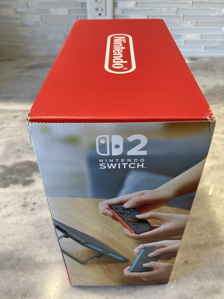 Nintendo Switch 2 EMPTY BOX with Cardboard Inserts and Information Packet