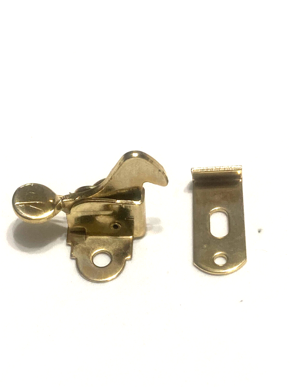 Antique Elbow Catch Brass Plated Lever latch spring lock cabinet new