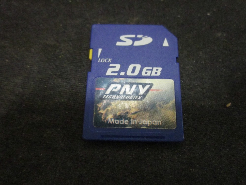 PNY SD Card 2 GB Used