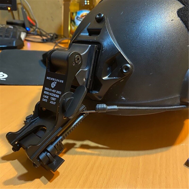 Tactical FAST Helmet Mount for PVS-14 Night Vision - Metal Rhino Arm