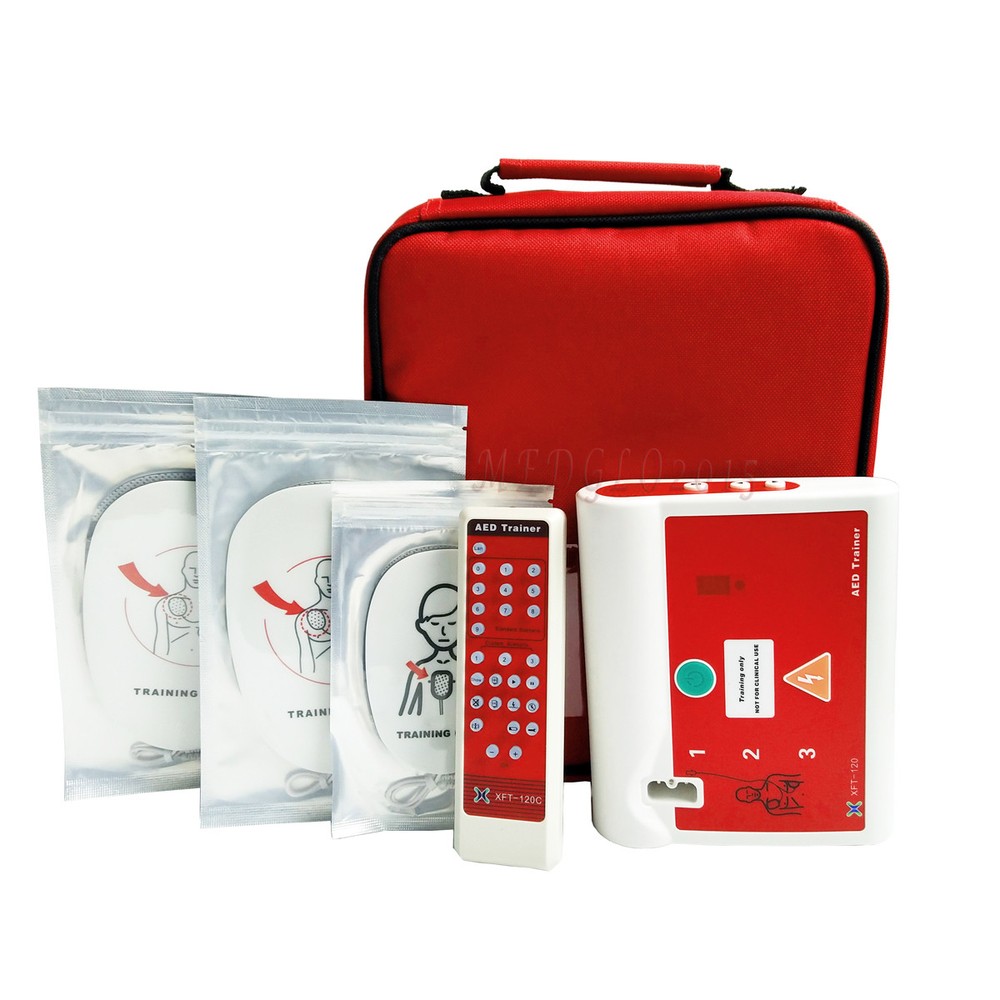 Portable Automatic External AED Simulator AED Trainer CPR First Aid Training