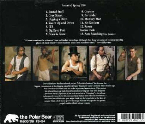 DAVE MATTHEWS BAND / LILLYWHITE SESSION - 13T 2000SPRING CD