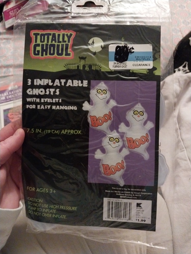 Inflatable Ghosts Appro. 7.5in Halloween