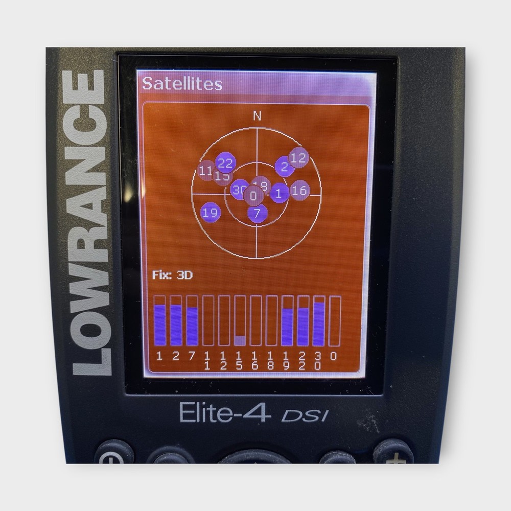 Lowrance Elite-4 DSI Fishfinder & GPS Chartplotter - HEAD UNIT ONLY Tested