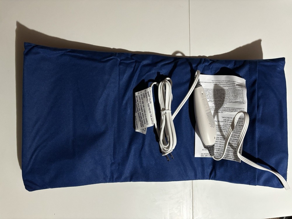 Walgreens Electric Heating Pad - Blue, King Size (853601)