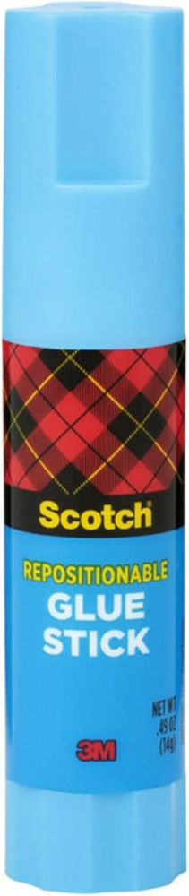 Removable Restickable Glue Stick, .49Oz, Repositionable Stick (3-Pack)