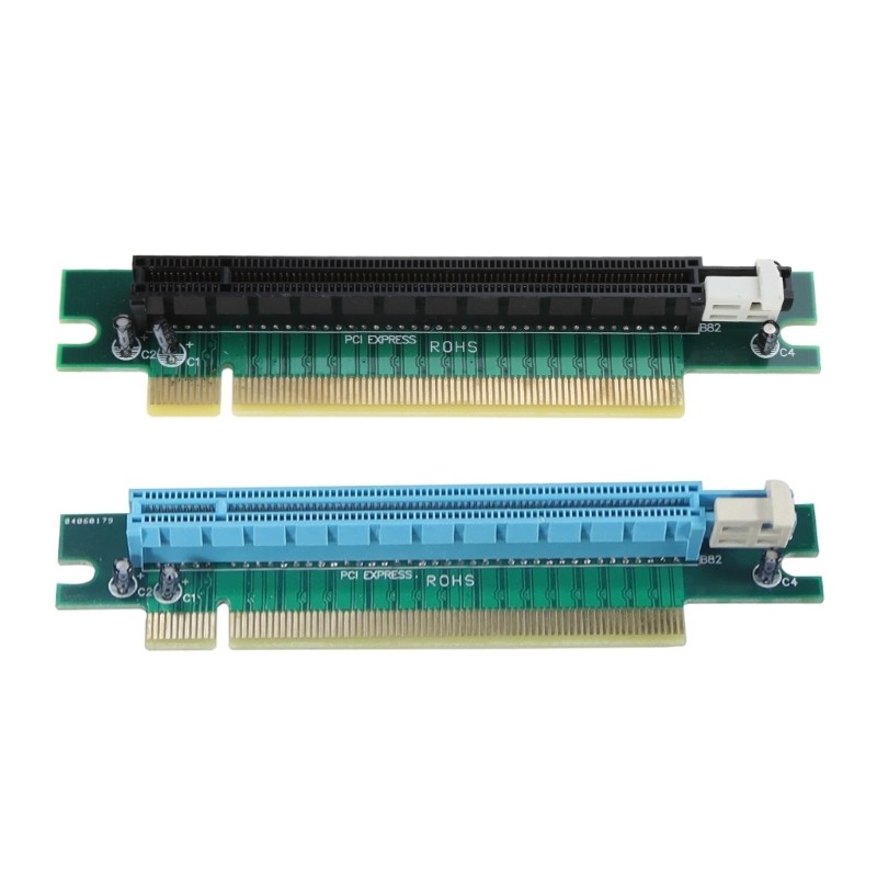 90Degree PciE Pcie 16X Right Angle Extender Protector Adapter Card for 1U