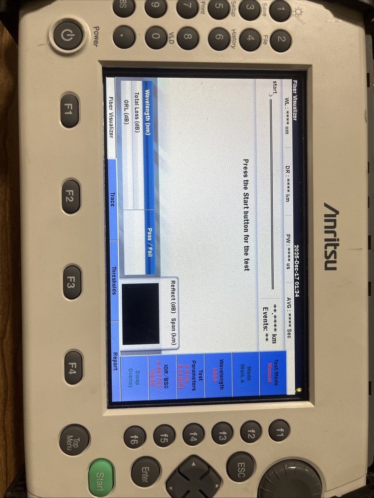 Anritsu Access Master MT9083A2 Opts 10/7/2