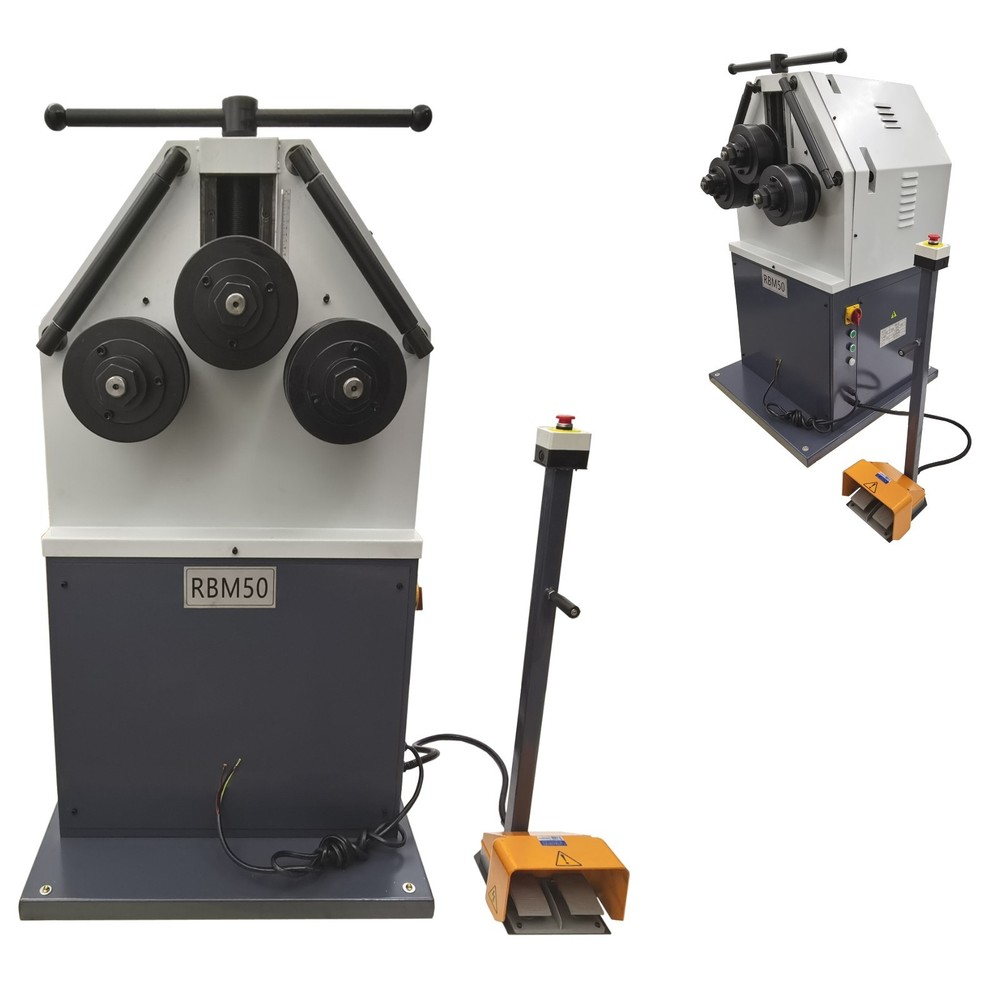 Electric Rolling Bending Machine Type 50 Roll Bender 2.2kw 220V Single-Phase