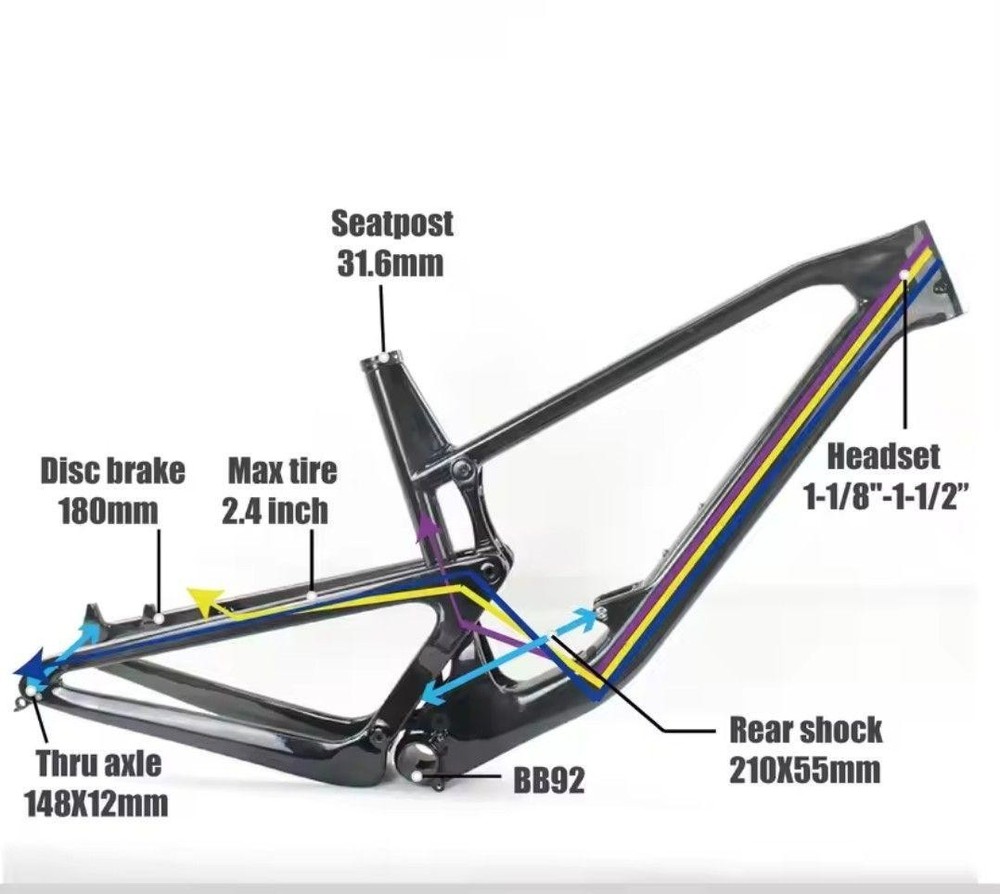 VPP Carbon Frame Medium Deluxe Select Plus Dropper Included