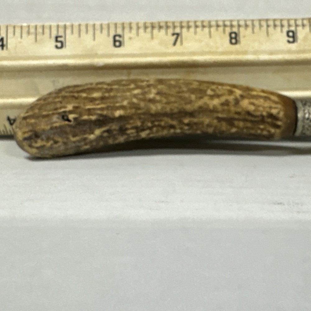 1800's Stag Handled Fork 11.5”