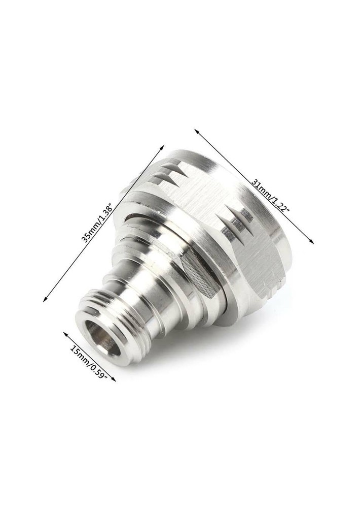 RF COAXIAL ADAPTER 7/16 DIN MALE JACK TO N FEMALE PLUG CONNECTOR ADAPTER