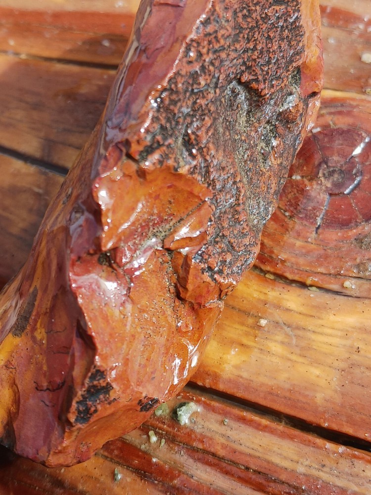 Jasper Slice Rough Specimen Tumble Cab Or Slab Collect Display